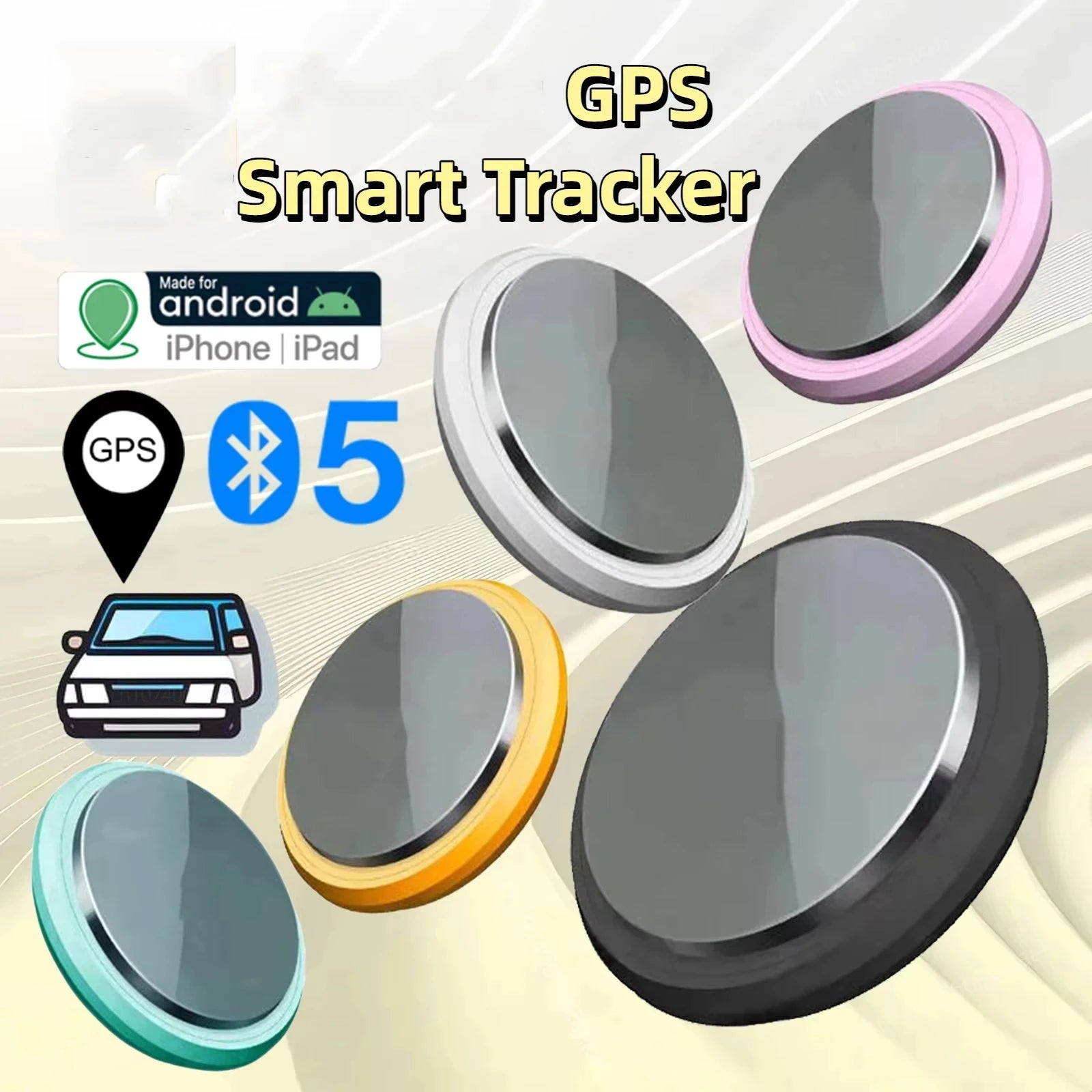 GPS Smart Tracker Elderly Children Anti-Lost Reminder Device Pets Bag Wallet Bluetooth Locator For Apple Android Finder