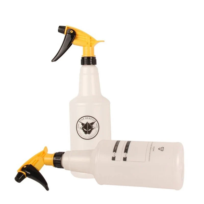 1pc Car Ultra-fine Water Mist Cylindrical Spray Bottle HDPE Chemical Resistant Spray Auto Wash Watering Can