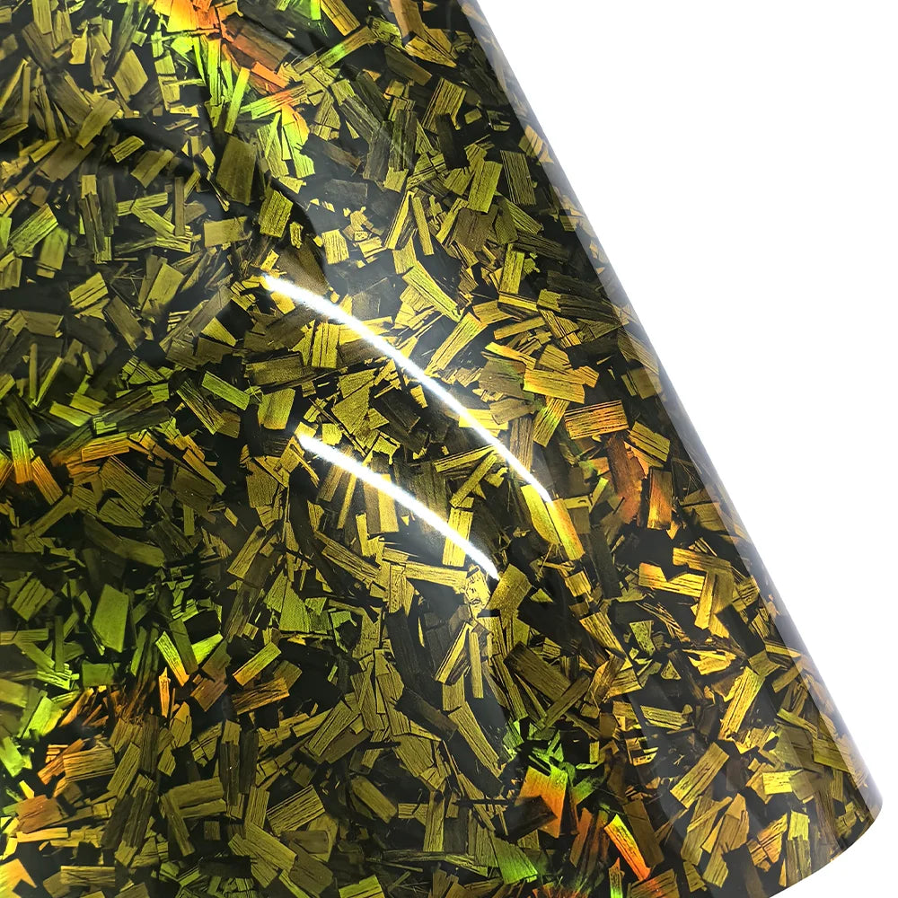 10~50cm*152~300cm High Glossy Black Silver Red Forged Carbon Fiber Vinyl Wrap Film on the Hood Adhesive Vinyl for Car Stickers