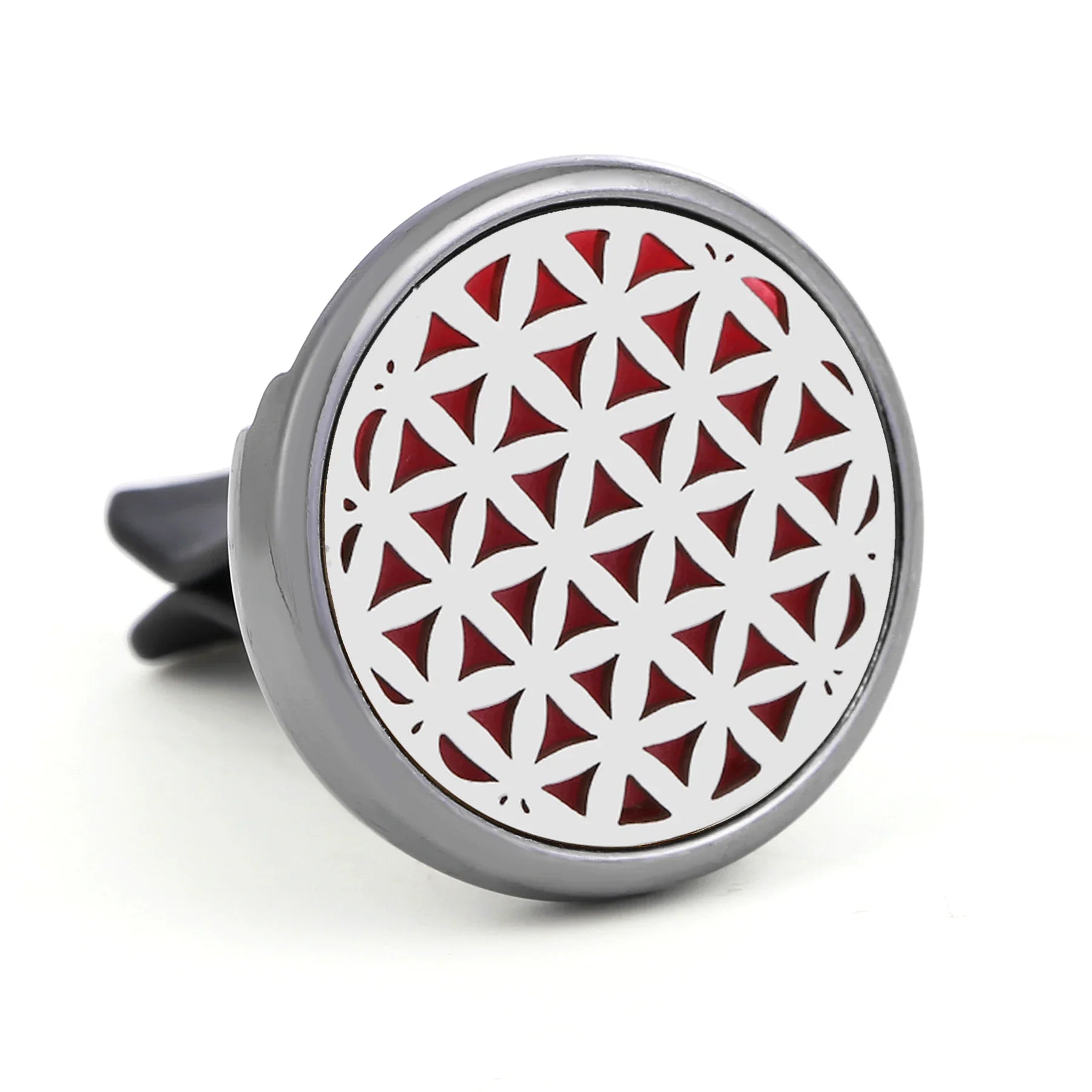 1PC Refillable Car Air Freshener Perfume Diffuser Clip with 10pcs Pads Auto Vent Interior Aromatherapy Diffuser