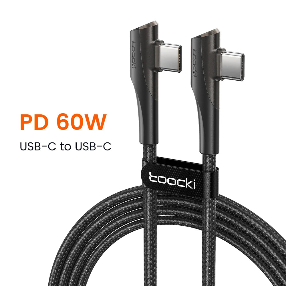 Toocki PD100W USB C Cable To C For Samsung S22 S20 Xiaomi Oneplus POCO Fast Charging Wire Type C For iPhone 15 Pro Max Data Cord