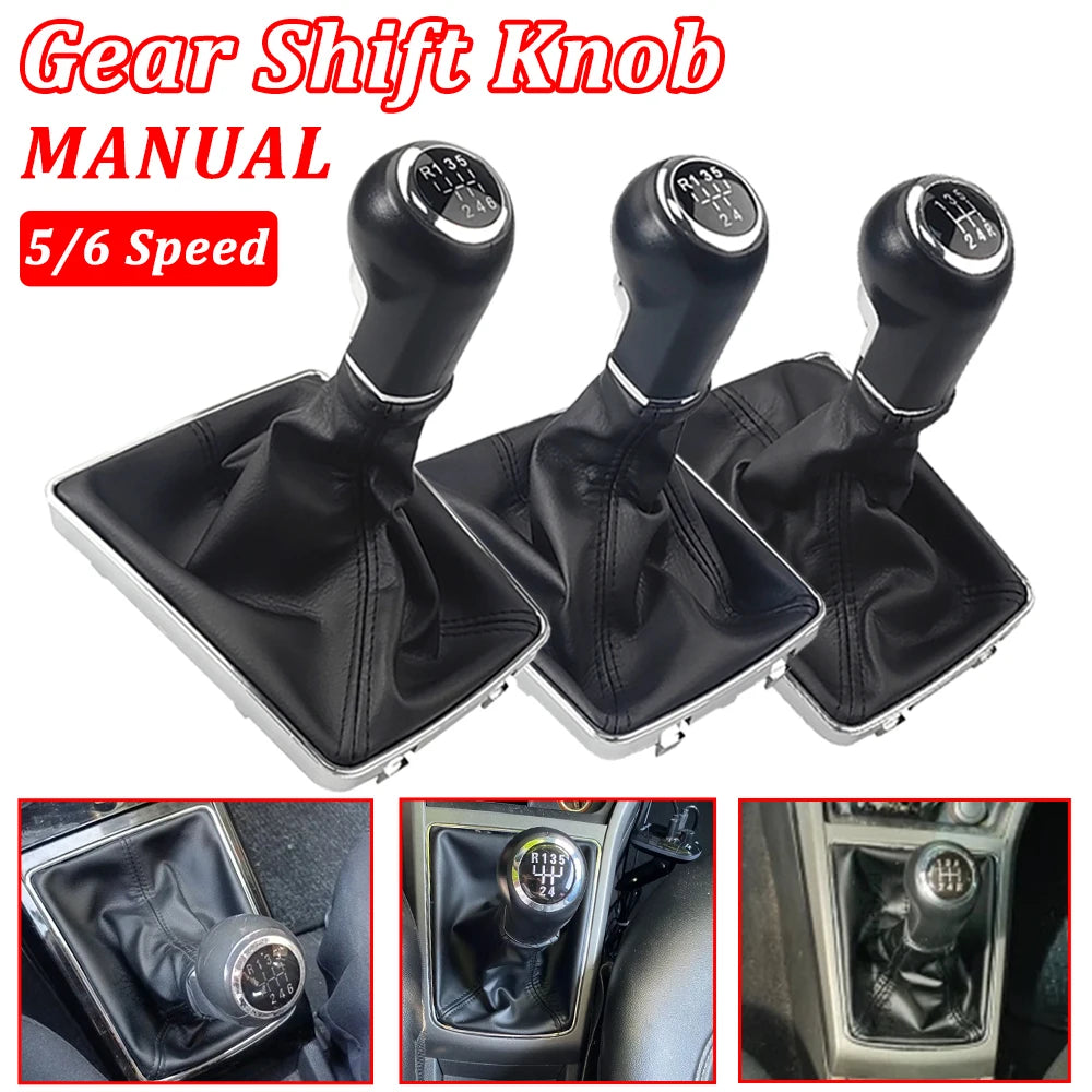 Gearbox Handles Gear Shift Knob Lever Shifter 5 6 Speed For AUXHALL OPEL ASTRA III H 1.6 2004 2005 2006 2007 2008 2009 2010