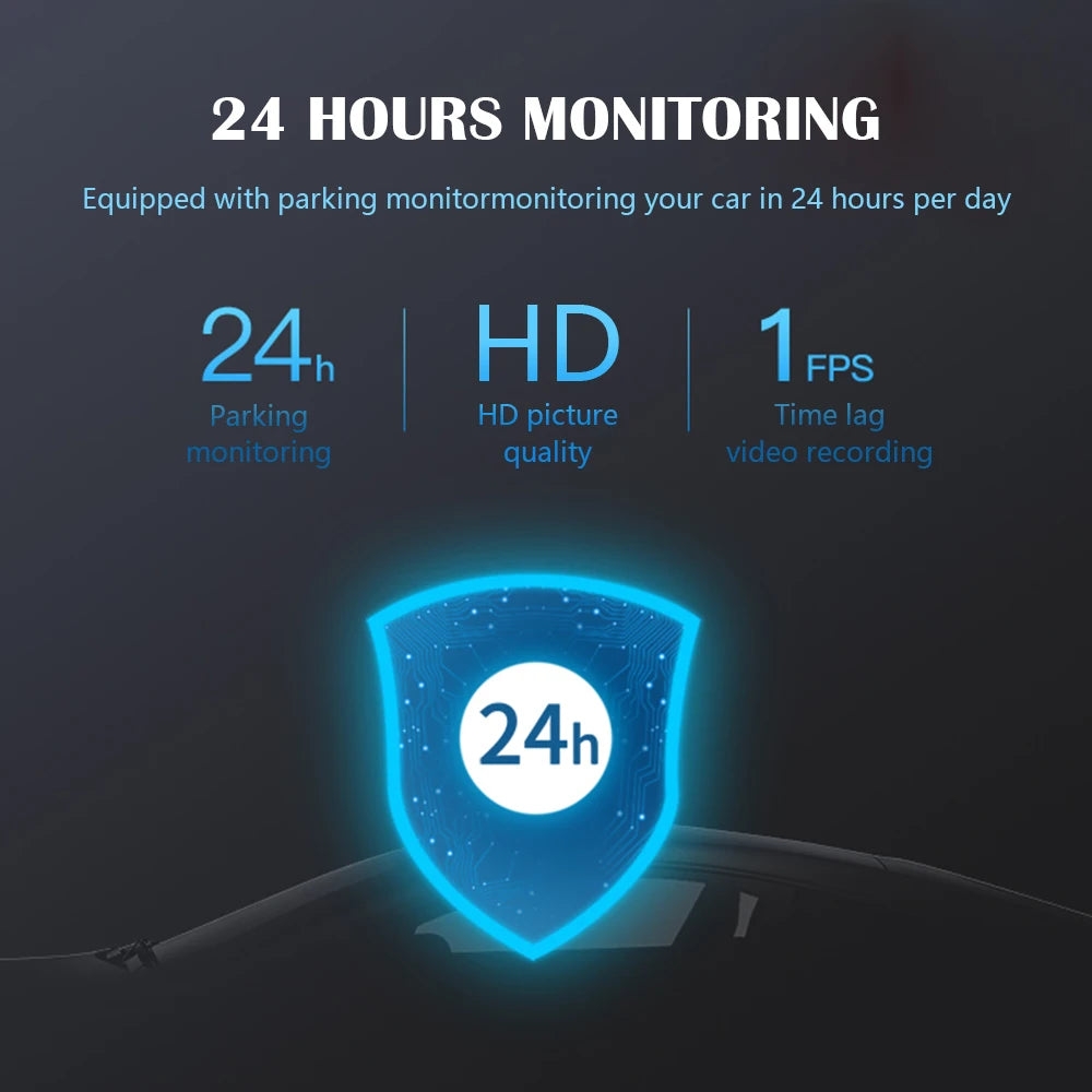 Podofo Car Recorder For Android Car Radio ADAS G-sensor Car DVR Loop Recording Alarm System USB Drive Recorder Support TF Card