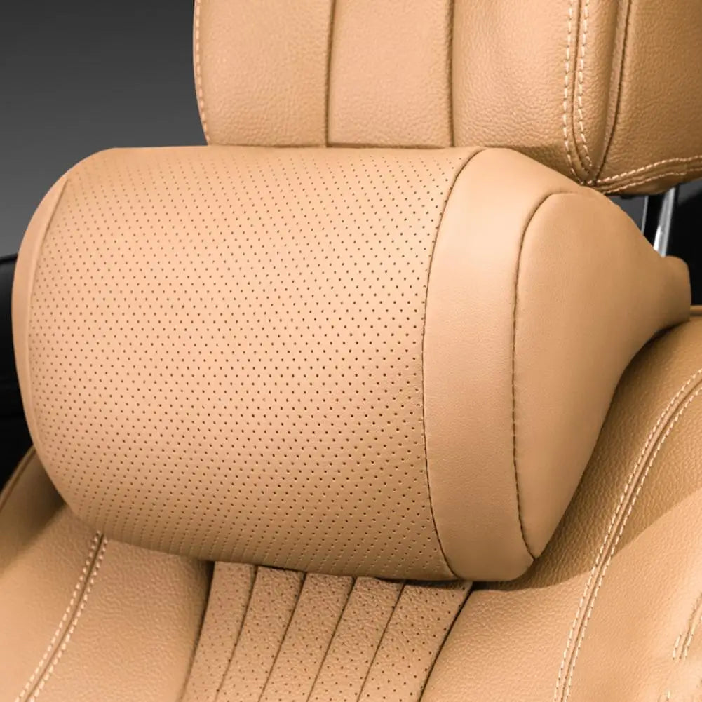 1/2Pcs 3D Car Neck Pillow Car Seat Headrest Pillow Auto Memory Cotton Protector Cushion For Universal Travel Car Head Support