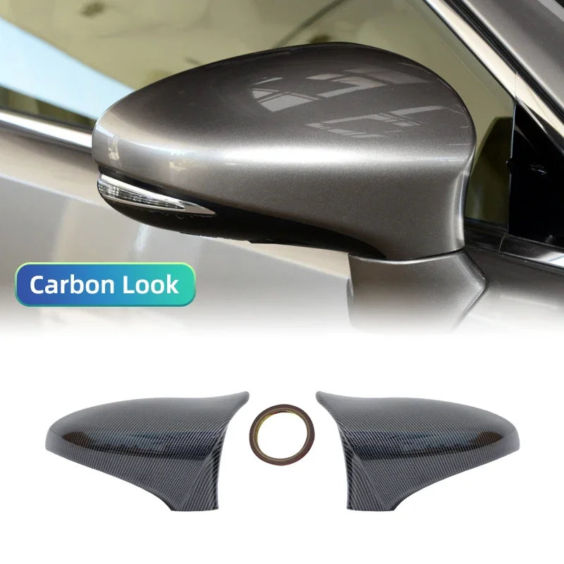 New 2x Rearview Mirror Cover Wing Side Mirror Cap for Lexus IS200 IS250 IS300 IS350 2013-2020 M Style Rear View Mirror Cover Cap