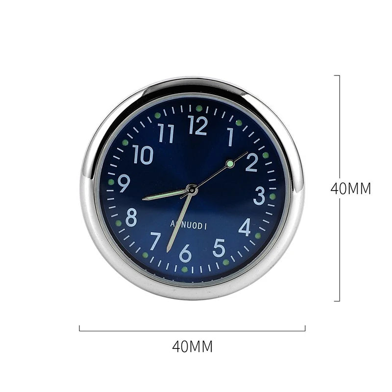 Car Dashboard Clock Mini Quartz Clock with Night Light Specific Models Universal Car Accessory