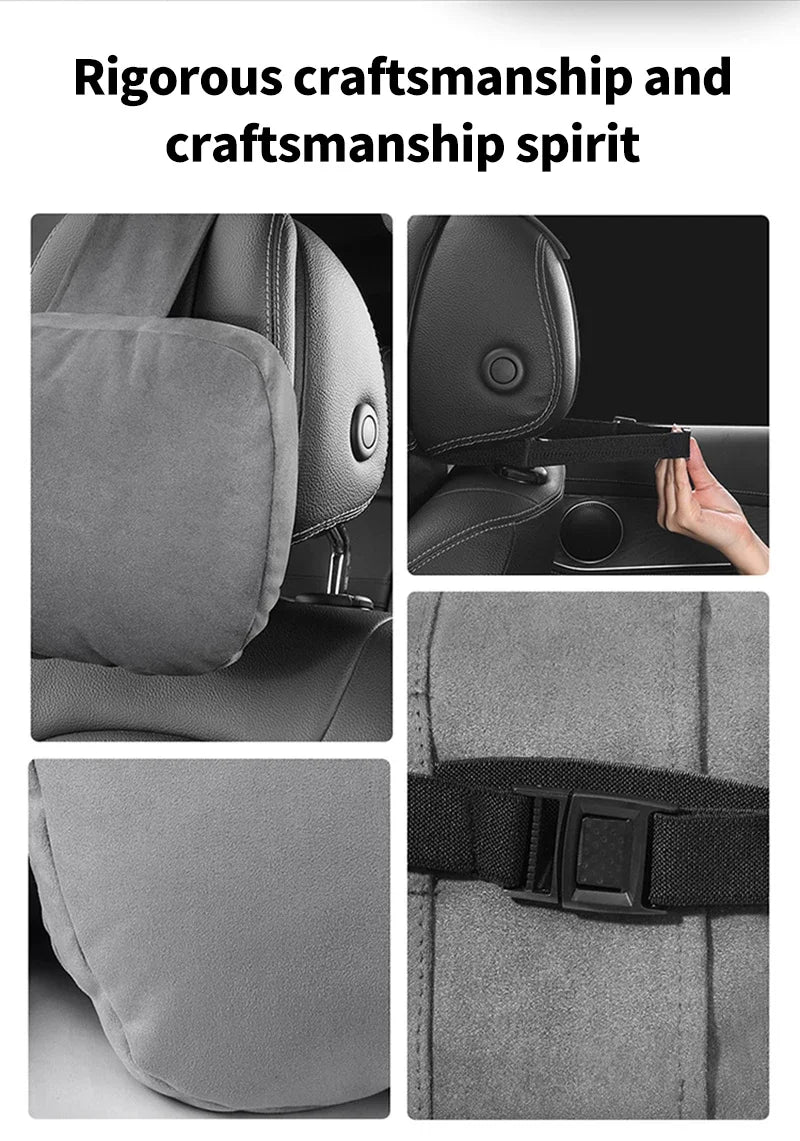 Car Neck Pillow Car Seat Headrest Pillow Auto Memory Cotton Protector Cushion For Universal Car Head Support for Gaming Chair