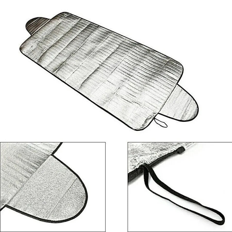 Car Windshield Sunshade Curtain Front Window Sun Shade Protector Foldable Car UV Protection Sunshade Auto Windscreen Visor Cover