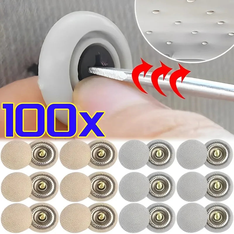 Universal Car Roof Lining Repair Buttons Auto Headliner Retainer Snap Rivet Fastener Ceiling Cloth Fixing Buckle Interior Decor
