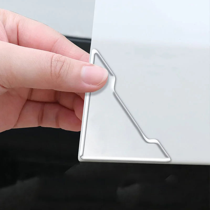 2/4PC Universal Car Door Corner Anti-collision Covers Transparent Silicone Protector Anti-Scratch Stickers Door Protection Cover