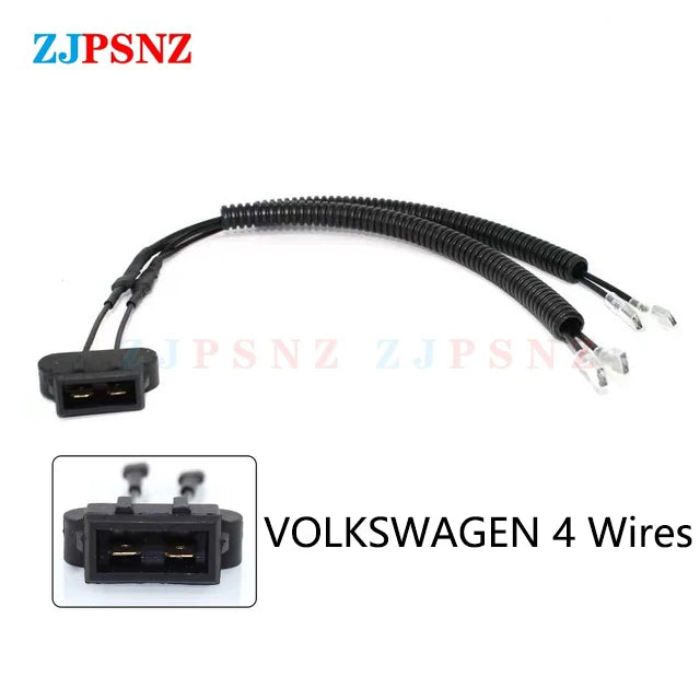 Horn Plug 4Wire Corrugated Tube Dedicated Snail Horn Male Socket Conversion Plug Car Auto Speakers Single Horn Refit Double Horn