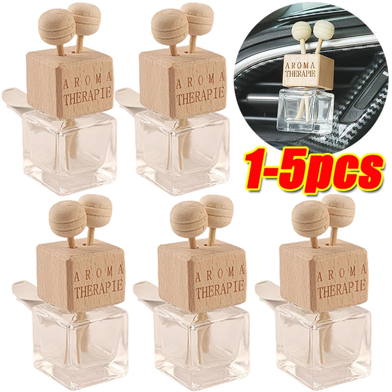 8ml Car Air Vent Perfume Bottle Auto Air Freshener Bottle Air Vent Outlet Perfume Clip Diffusion Jar Cars Interior Accessories