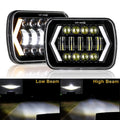 5x7 4x6 Square 7Inch LED Headlight 55W Led Headlamp Hi/Low Turn Signal for 4x4 Suzuki Samurai Jeep Wrangler Off Road
