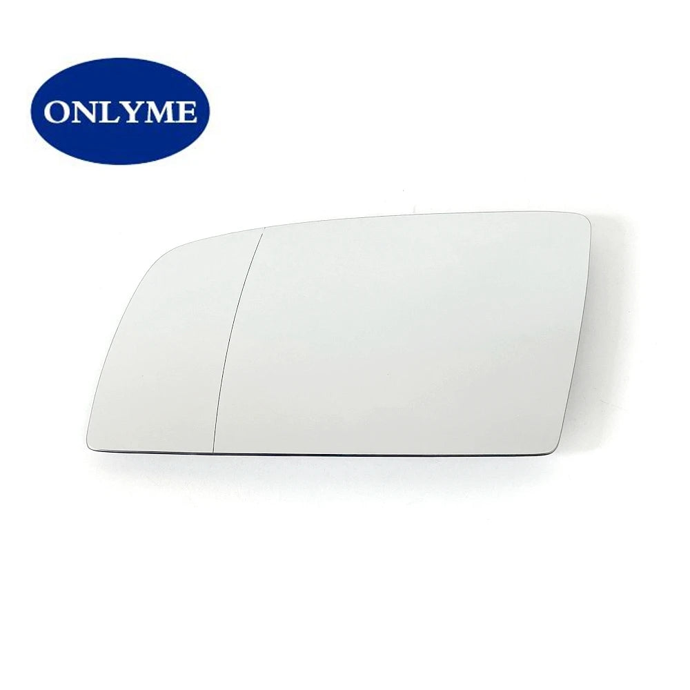 Car wide angle 4 pins heated mirror glass with connector for BMW 5 E60 E61 ( 2003 04 05 06 07 08 09 )  6 E63 E64 (04-10)