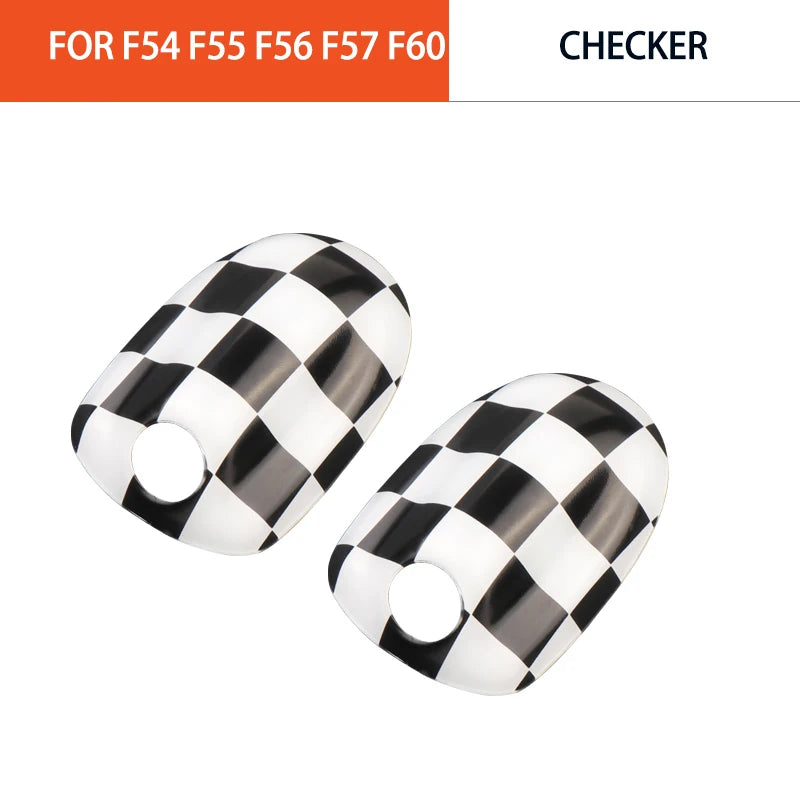 Car Wiper Water Spray Nozzle Covers Stickers Union Jack For Mini Cooper F54 F55 F56 F57 F60 Decorative Shell Car Accessories