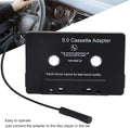 Car Bluetooth 5.0 Tape Cassette Audio Aux Adapter with Microphone 6H Music Time 168H Standby Smartphone Cassette Adapter