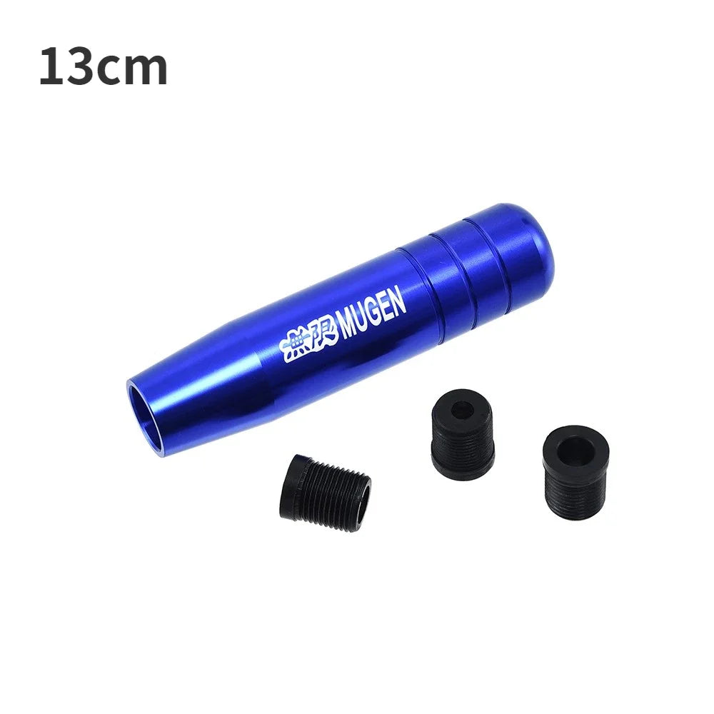 Universal Auto JDM 18cm Length Aluminum Gear Shift Knob Racing Car Shift Gear Knob MUGEN