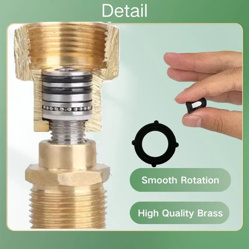 Pressure Washer Swivel Fitting Connector Joint, M22 14mm & 15mm Thread, Anti-Twist Gun Adapter for High - Pressure Cleaning