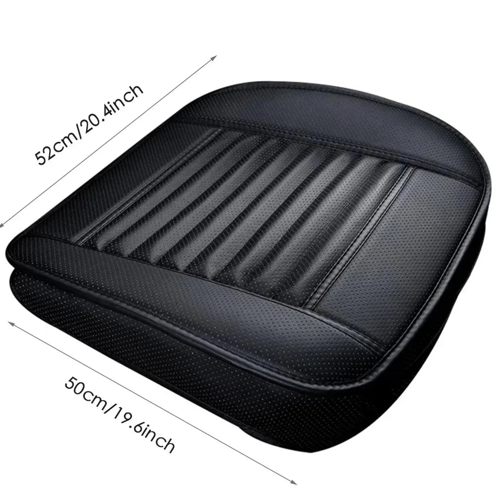 Universal Car Seat Cover Breathable PU Leather Pad Mat For Auto Chair Cushion Car Front Seat Cover Four Seasons Anti Slip Mat
