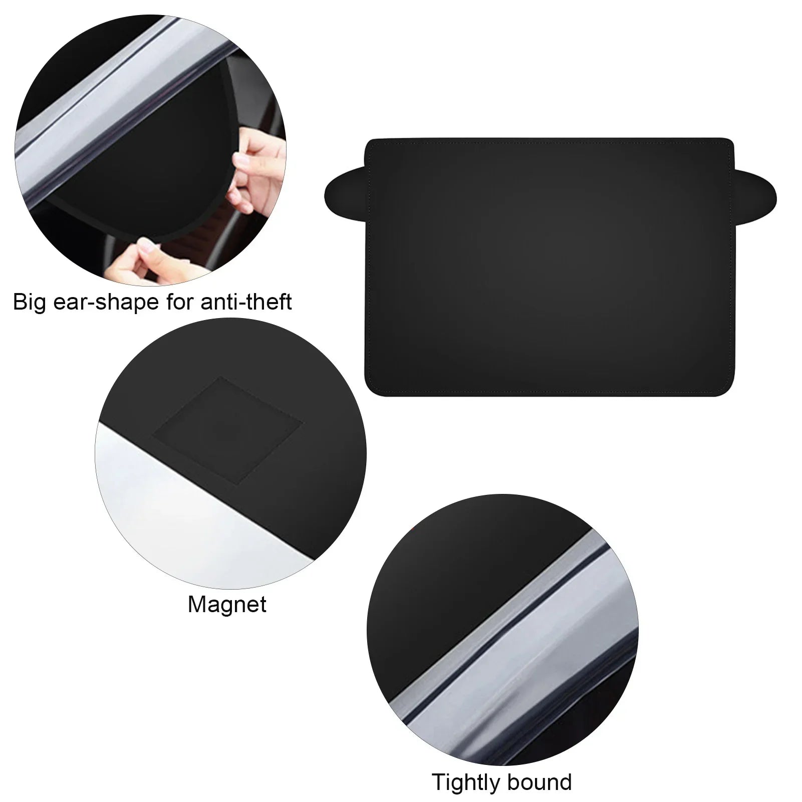 Car Snow Cover With Magnets Sunshade Cover Car Windshield Shade Waterproof Protector Cover For Winter Car Windscreen Cover