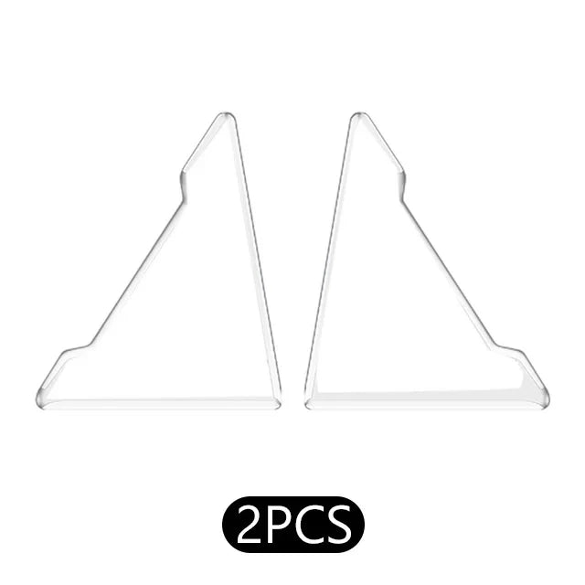 2/4PC Universal Car Door Corner Anti-collision Covers Transparent Silicone Protector Anti-Scratch Stickers Door Protection Cover