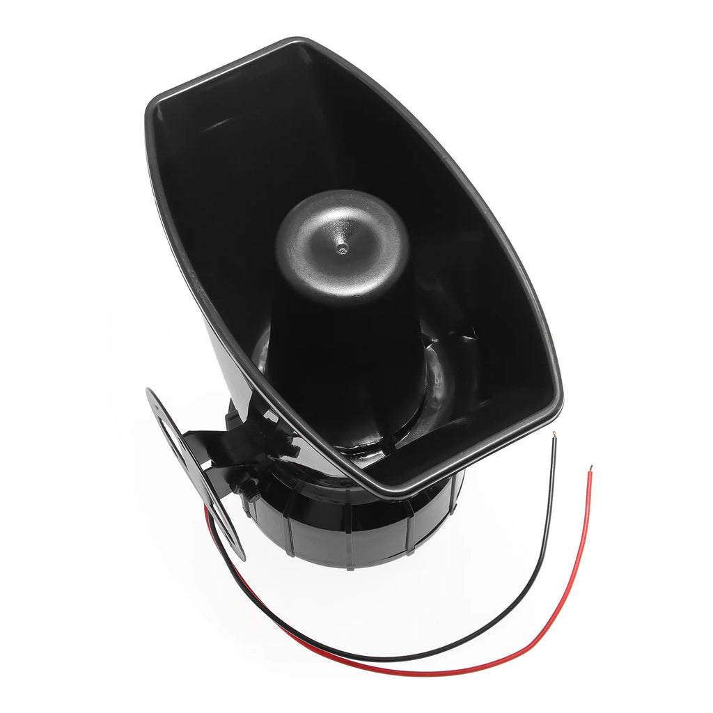 Car Accessories Multi-tone 7 Sounds 130dB Car Warning Alarm Air Horn Wireless Electronic Police Fire Siren Loudspeaker 12V 100W