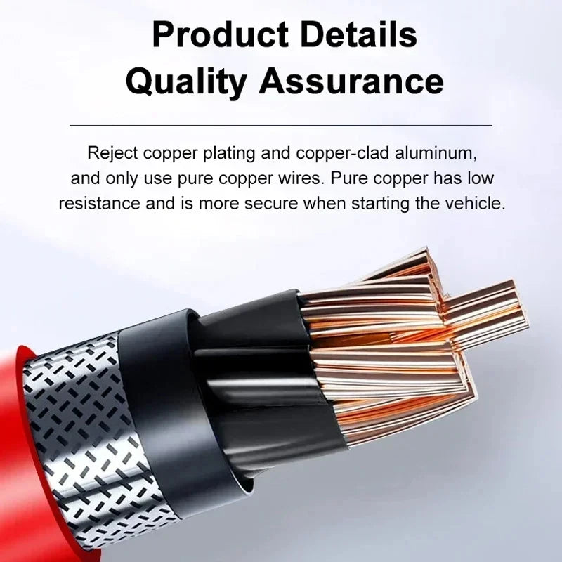 EAFC 12V Car Jump Start 600A-2000A Car Battery Starter Booster Auto Starting Device Emergency Start Portable Power Bank