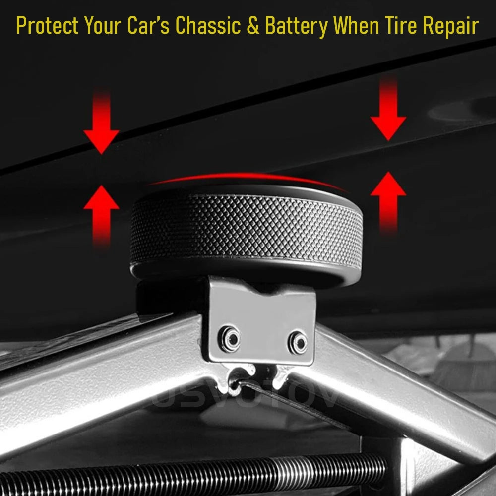 Battery & Chassis Protective Lifting Pad for Tesla Model 3 Y S X Juniper Jack Pads Floor Adapter Tire Repair Tools Accessories
