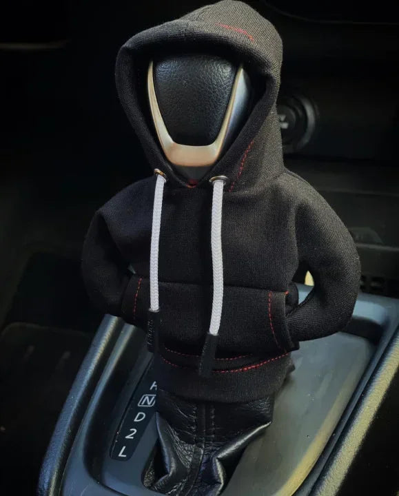 Hoodie Universal Car Shift Lever Interior Decor Gear Shift Hoodie Cover Shift Cover Gear Handle Decoration Fits Manual Automatic
