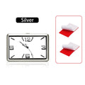 Auto Fashion Car Air Conditioning Vent Electronic Quartz Clock Square Vertical Car Clock Car Luminous Electronic Clock