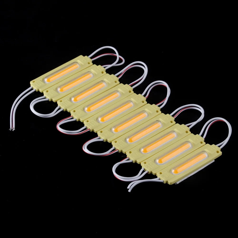 10PCS COB 6LED 24V LED Module Truck Side Marker Indicator Light Super Bright For Bus Lorry Trailer Warning Lamp