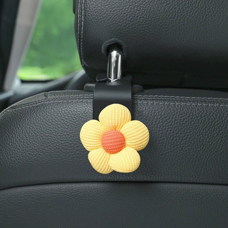 2pcs Car hook, backrest hook, rear seat women can hide the car hook, cute car hook