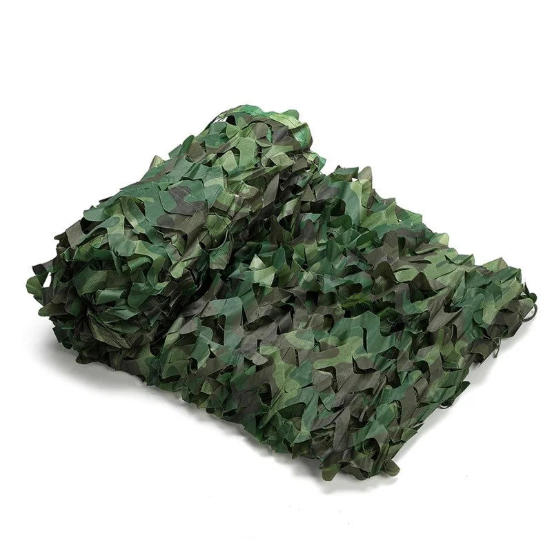 Camouflage Net Hunting Camouflage Net Car Tent Awning Shade Mesh Black Green Blue Forest Camouflage Net 2X2M 2X5M 3X3m 3X5M