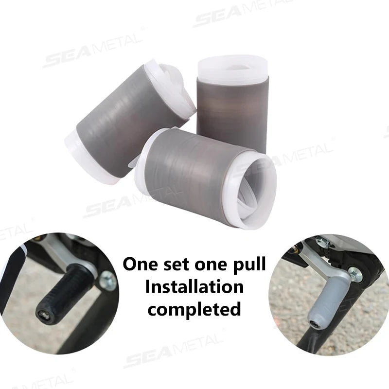 BLALION Motorcycle Shift Gear Lever Cover Anti Theft Shoes Silicone Self Shrinking Motorcycle Riding Equipment Protective Cover