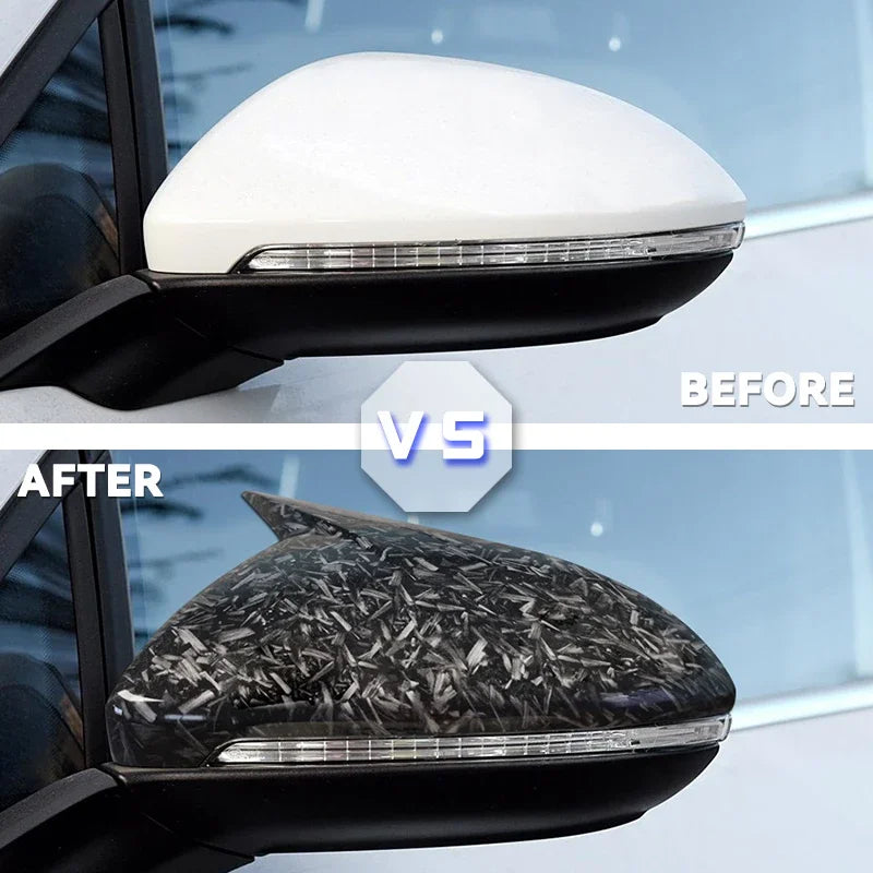 Side Rearview Mirror Cap Wing Side Mirror Cover For VW Golf 7 MK7 MK7.5 GTI R GTE GTD 2014-2019 Replacement