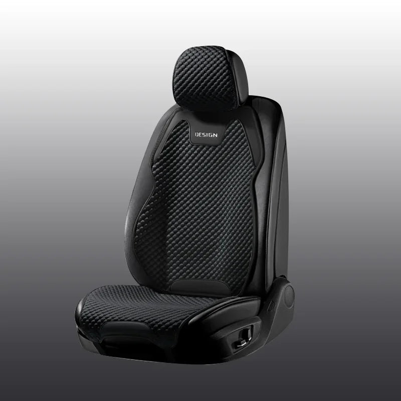 Ice Silk Car Seat Cushion Ventilation Comfortable, Durable Four Seasons Universal Split Single Car Front Seat Cover