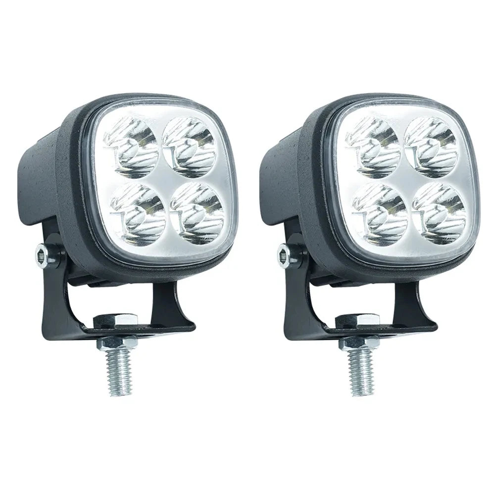 60W Led Work Spotlights 12V/24V Pod Lights Headlights for Motorcycles Flood Led Bar Fog Lights for Car Truck 4x4 Off Road ATV
