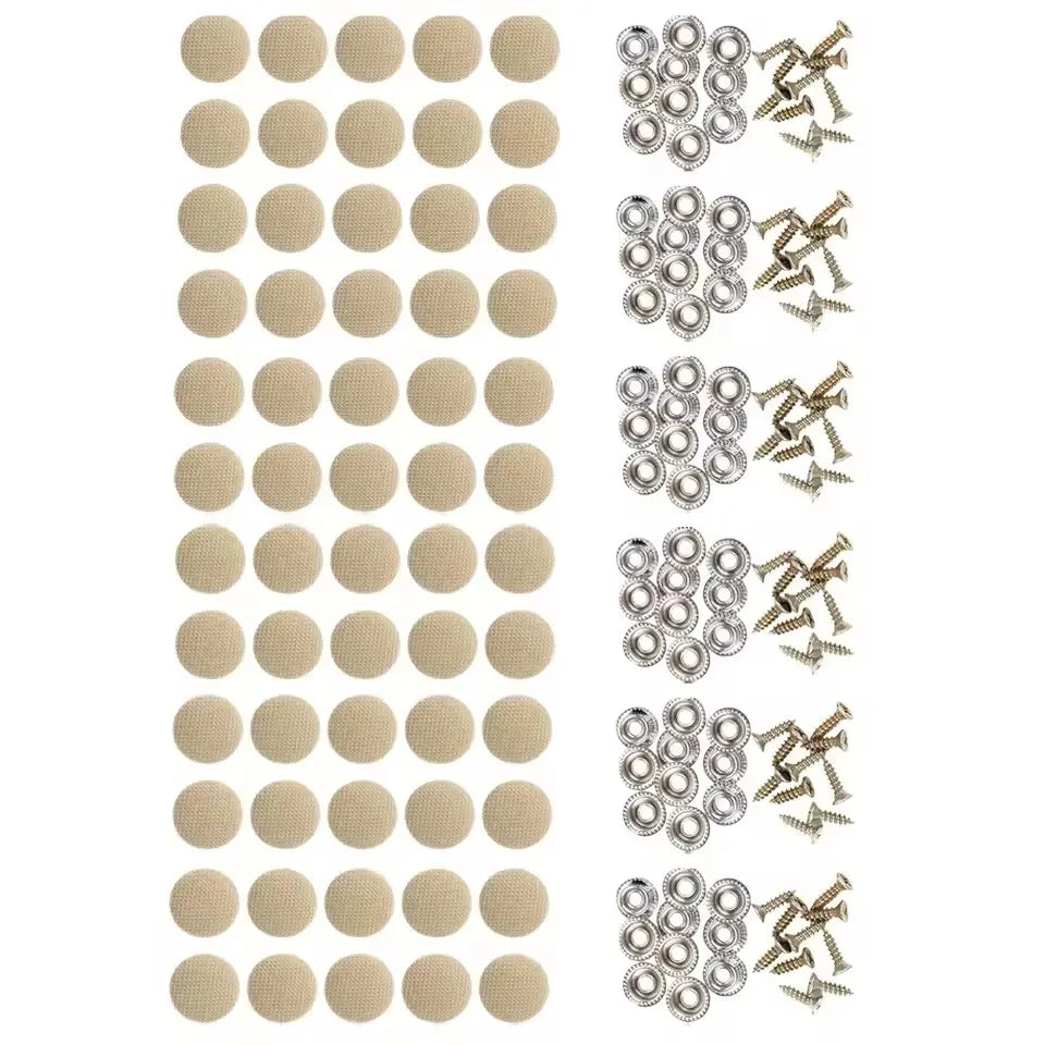 Universal Car Roof Lining Repair Buttons Auto Headliner Retainer Snap Rivet Fastener Ceiling Cloth Fixing Buckle Interior Decor