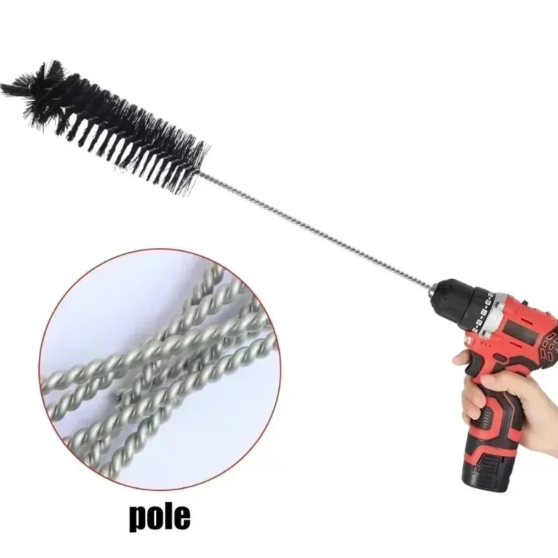 Car Air Door Carbon Deposit Cleaning Brush Stainless Steel Gap Engine Air Inlet Combustion Chamber Cylinder Brushes Tools