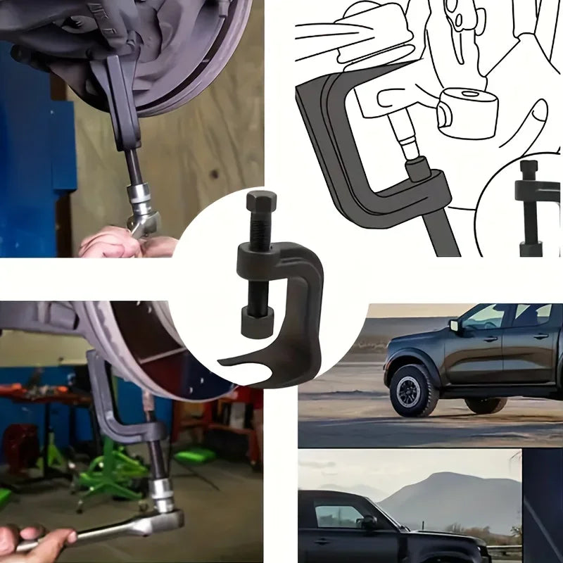 Universal 25112 Ball Joint Separator Ball Joint Removal Tool Ball Joint Puller 2-3/8 Inch Tool Kit For Cars Trucks SUVs