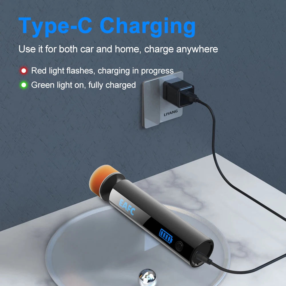 EAFC Car Waxing Polishing Sanding Machine Wireless Car Paint Scratch Repair For More Detail or Corner Polishing