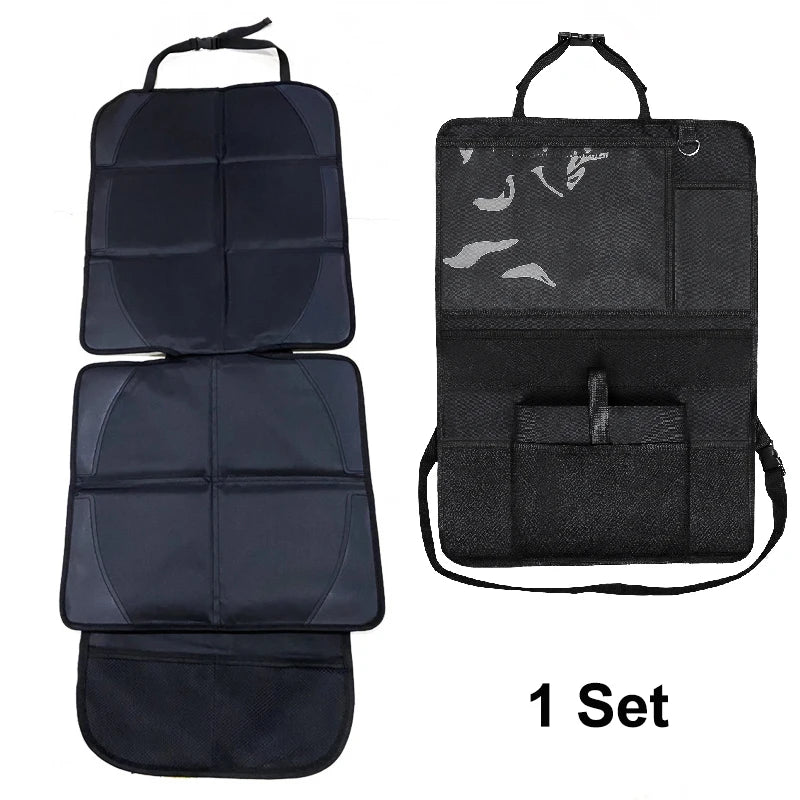 Car Seat Cover for Tesla Model 3 Y Juniper 2026 Oxford PU Leather Protector Mats Child Baby Cushion Protective Mat For Baby Kids