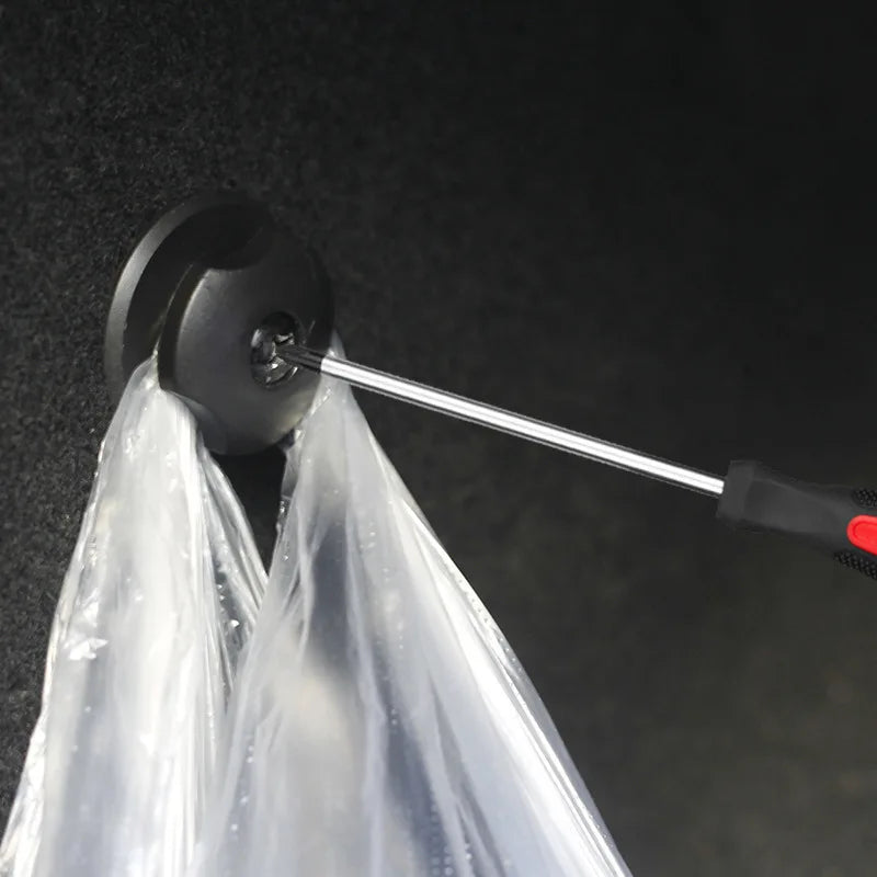 Car Trunk Hooks Organizer Back Rear Cargo Mounting Luggage Net Fixing Fastener Hooker Car Modified with Screw Adhesive Tape Kit