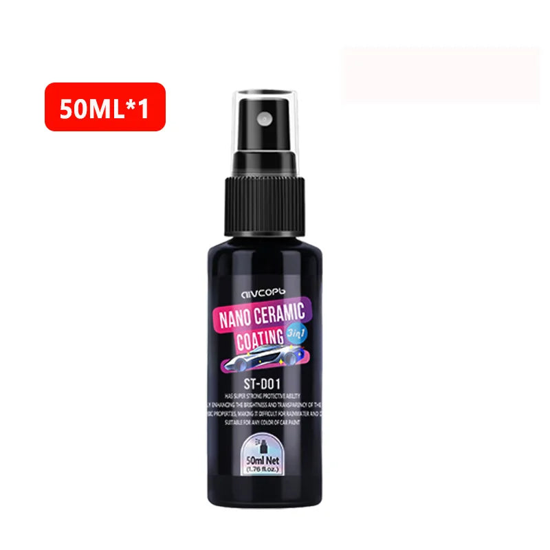 3 In 1 Ceramic Car Coating Spray Nano Ceramic Coating For Auto Paint Care Crystal Durable Protection Paintwork Shine Shield