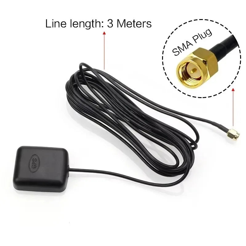 With GPS Receiver+Transmi Phone Navigator Full Set Auto Car GPS Signal Antenna for ANT‑1573 Amplifier Booster Enhance Device