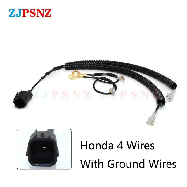 Horn Plug 4Wire Corrugated Tube Dedicated Snail Horn Male Socket Conversion Plug Car Auto Speakers Single Horn Refit Double Horn