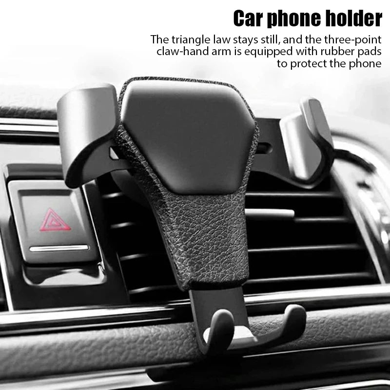 NEW Gravity Car Holder For Phone Air Vent Clip Mount Mobile Cell Stand Smartphone GPS Support For iPhone Mobile Phone