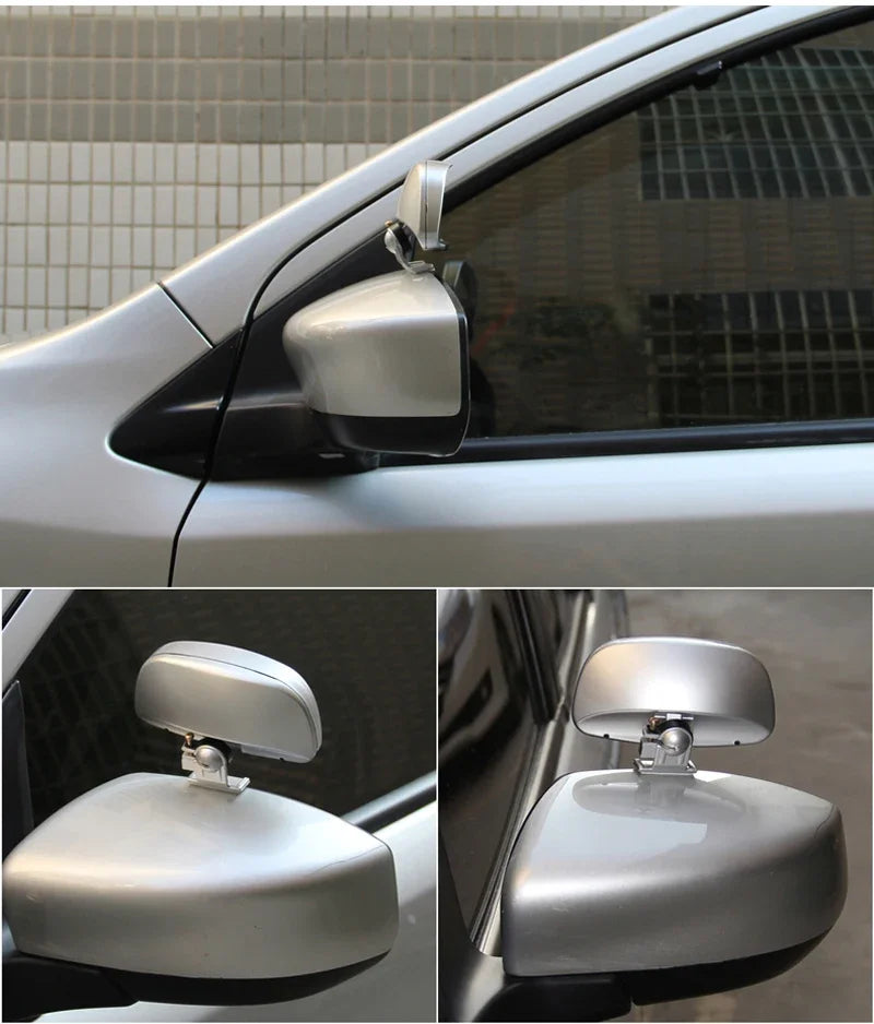 1 Pair 360 Degree Rotation Adjustable Rear View Mirror Car Blind Spot Mirror Wide Angle Lens for Parking Auxiliary Mirror