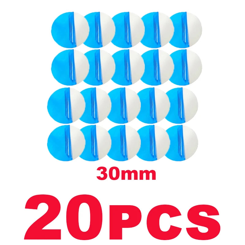 1/20Pc Car Phone Holder Metal Plate Magnetic Sticker Holder for Mobile Tablet Magnet Disk Desk Car Stand Round Square Iron Sheet