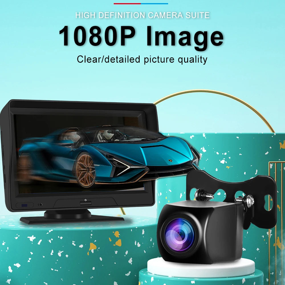 Podofo AHD Camera For Smart Screen Player Android Car Monitor IP69 Waterproof 160° Wide Angle 1920*1080P Rear View Cam Reverse